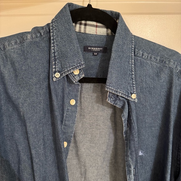 Burberry Blue Dress Shirt - Picture 2 of 7